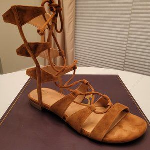 Vince Camuto Tan Suede Cleo Sandal